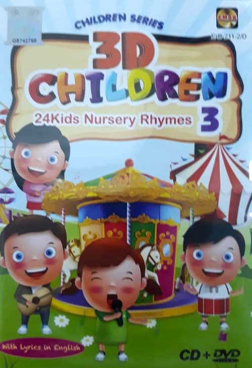 3D Children 24Kids Nursery Thymes 3 (CD + DVD) - Image 1