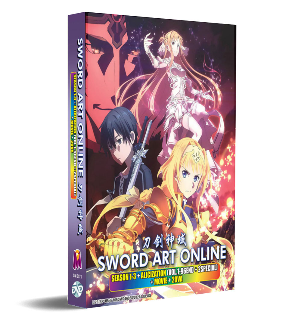 Sword Art Online Season 1-3+Alicization + Movie + 2 OVA - Image 1