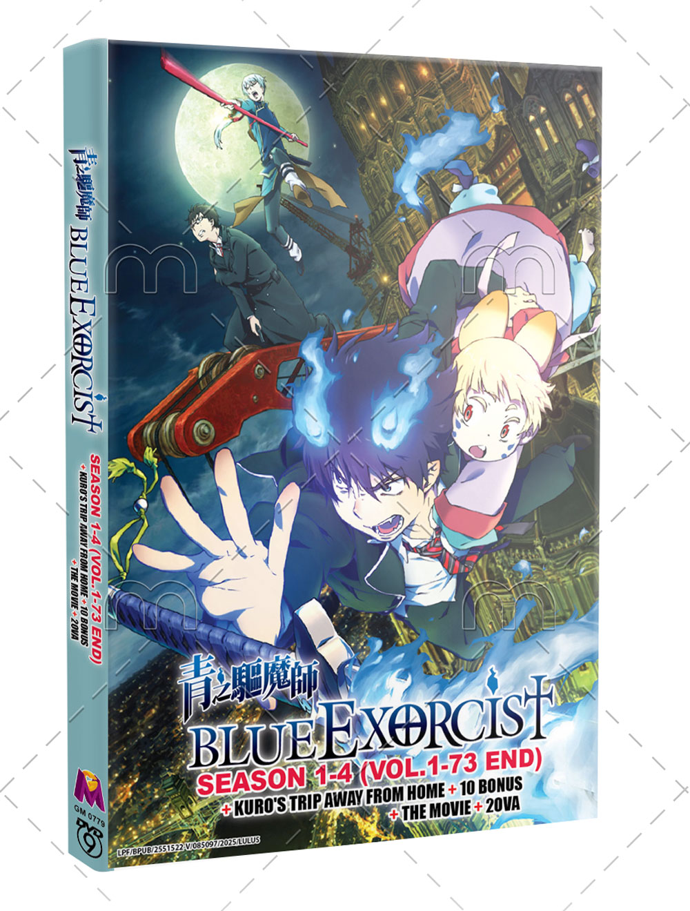 Blue Exorcist Season 1-4 +KURO'S TRIP AWAY FROM HOME + 10 Bonus +OVA+Movie - Image 1