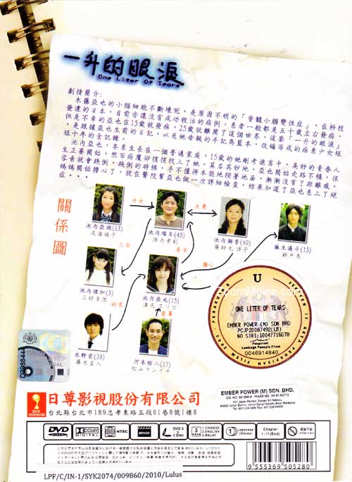 Ichi Ritoru no Namida aka One Liter of Tears/A Diary with Tears - Image 2