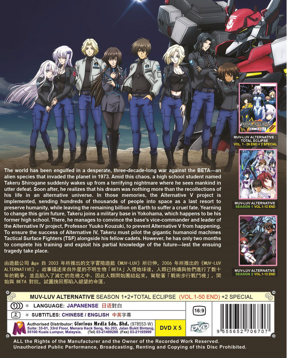 Muv-Luv Alternative Season 1+2+ Total Eclipse - Image 3