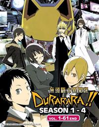 Durarara!! (Season 1~4) Anime DVD (2010~2016) Complete Box Set English Sub