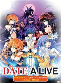 Date A Live (Season 1~2 + OVA + Movie) Anime DVD (2013~2014) Complete Box Set English Sub