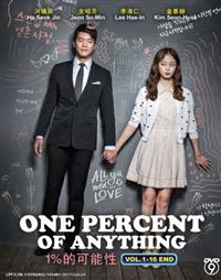 One Percent of Anything Korean Drama DVD (2016) Complete Box Set English Sub