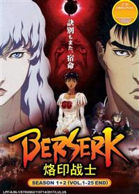 Berserk (Season 1~2) Anime DVD (2016~2017) Complete Box Set English Sub