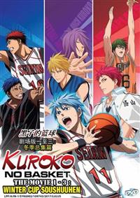 Kuroko no Basket The Movie: Winter Cup Soushuuhen (Part 1~3) Anime DVD (2016) English Sub