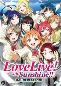 Love Live! Sunshine!! (Season 1) Anime DVD (2016) Complete Box Set English Sub