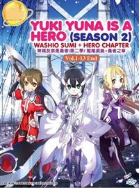 Yuki Yuna Is A Hero:  Washio Sumi + Hero Chapter (Season 2) Anime DVD (2017~2018) Complete Box Set English Sub