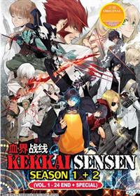 Kekkai Sensen (Season 1~2) Anime DVD (2015~2017) Complete Box Set English Sub