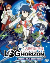 Log Horizon (Collection Season 1~2) Anime DVD (2013~2014) Complete Box Set English Dub