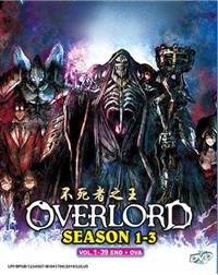 Overlord (Collection Season 1~3) Anime DVD (2015~2018) Complete Box Set English Dub