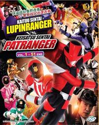 Kaitou Sentai Lupinranger VS Keisatsu Sentai Patranger Anime DVD (2018 ~ 2019) Complete Box Set English Sub