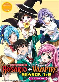 Rosario + Vampire (Collection Set Season 1~2) Anime DVD (2008) Complete Box Set English Dub