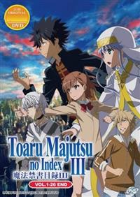 Toaru Majutsu no Index III Anime DVD (2019) Complete Box Set English Dub