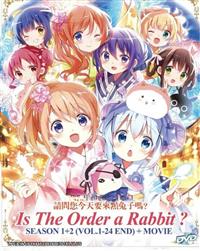 Is The Order a Rabbit? (Season 1~2 + Movie) Anime DVD (2014~2017) Complete Box Set English Sub