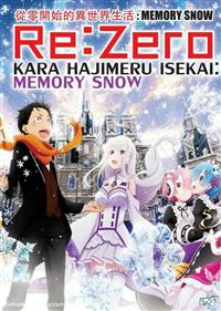 Re:Zero kara Hajimeru Isekai Seikatsu - Memory Snow Anime DVD (2018) English Sub