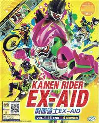 Kamen Rider Ex-Aid Complete Box Set + 4 Movies Japanese Anime DVD (2017) Complete Box Set English Sub