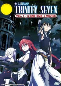 Trinity Seven (TV + Movie + OVA) Japanese Anime DVD (2014~2017) Complete Box Set English Sub