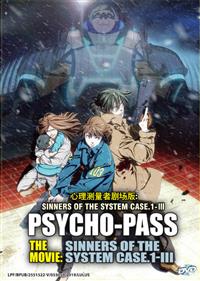 Psycho-Pass: Sinners of the System Case.1-3 Japanese Anime DVD (2019) English Sub