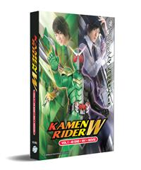 Kamen Rider W + MV + Movie Japanese Anime DVD (2009-2010) Complete Box Set English Sub