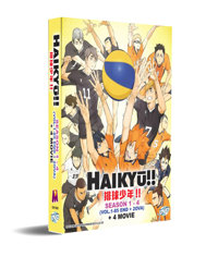 Haikyu!! (Season 1~4 + 2OVA + 4 Movie) Anime DVD (2014) Complete Box Set English Sub