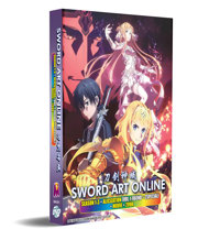 Sword Art Online Season 1-3+Alicization + Movie + 2 OVA Anime DVD (2012-2018) Complete Box Set English Sub