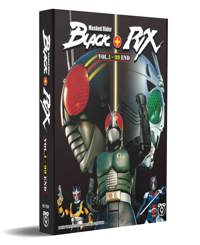 Masked Rider Black + Rx Black Anime DVD (1987-1988) Complete Box Set English Sub