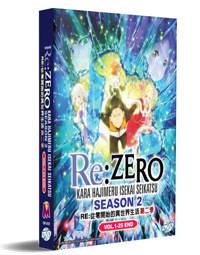 Re:Zero Kara Hajimeru Isekai Seikatsu Season 2 Anime DVD (2021) Complete Box Set English Dub