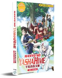 Hanyou no Yashahime: Sengoku Otogizoushi Anime DVD (2021) Complete Box Set English Dub