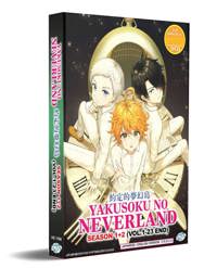 Yakusoku no Neverland Season 1+ 2 Anime DVD (2019-2021) Complete Box Set English Dub