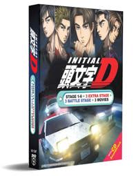 Initial D Stage 1 - 6 +3 Battle Stage + 3 Extra Stage + 3 Movies Anime DVD (1998~2014) Complete Box Set English Sub