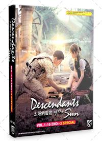 Descendants Of The Sun Korean Drama DVD (2016) Complete Box Set English Sub