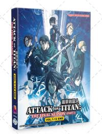 Attack on Titan Final Season (Part 2) Anime DVD (2022) Complete Box Set English Dub