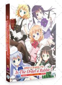 Is The Order a Rabbit? (Season 1~3 + Movie) Anime DVD (2014~2020) Complete Box Set English Sub