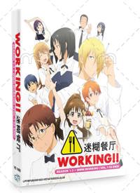 Working!!  Season 1-3 + www.working Anime DVD (2010~2016) Complete Box Set English Sub