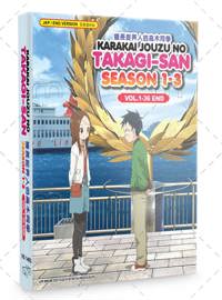 Karakai Jouzu no Takagi-san Season 1~3 Anime DVD (2018~2022) Complete Box Set English Dub