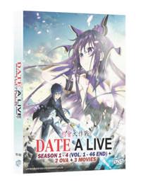 Date A Live Season 1~4 + 2 OVA + 3 Movies Anime DVD (2013~2022) Complete Box Set English Dub