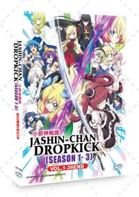 Jashin-chan Dropkick Season 1-3 Anime DVD (2018-2022) Complete Box Set English Sub