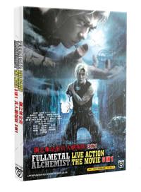 Fullmetal Alchemist Live Action The Movie 3 In 1 Japanese Movie DVD (2022) English Dub