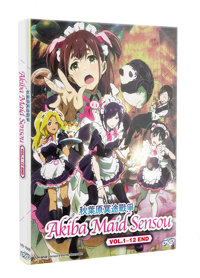 Akiba Maid Sensou Anime DVD (2022) Complete Box Set English Sub