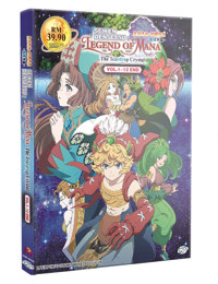 Seiken Densetsu: Legend of Mana - The Teardrop Crystal Anime DVD (2022) Complete Box Set English Sub