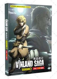 Vinland Saga Season 2 Anime DVD (2023) Complete Box Set English Dub