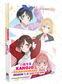 Kanojo, Okarishimasu Season 1-3 Anime DVD (2023) Complete Box Set English Dub