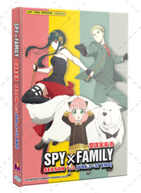 Spy x Family Season 1+2 Anime DVD (2023) Complete Box Set English Dub