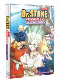 Dr. Stone Season 1-3 +Special Anime DVD (2019-2021) Complete Box Set English Dub