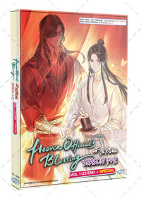 Heaven Official's Blessing Season 1+2 Anime DVD (2023) Complete Box Set English Dub