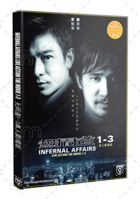 Infernal Affairs 1-3 Hong Kong Movie DVD (2002-2016) English Sub