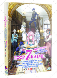 Loop 7-kaime no Akuyaku Reijou wa, Moto Tekikoku de Jiyuu Kimama na Hanayome Seikatsu wo Mankitsu su Anime DVD (2024) Complete Box Set English Sub