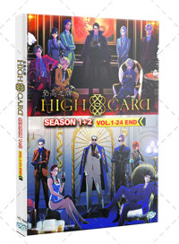 High Card Season 1+2 Anime DVD (2024) Complete Box Set English Sub