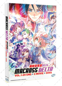 Macross Delta +2 Movie + 9 OVA Anime DVD (2024) Complete Box Set English Sub